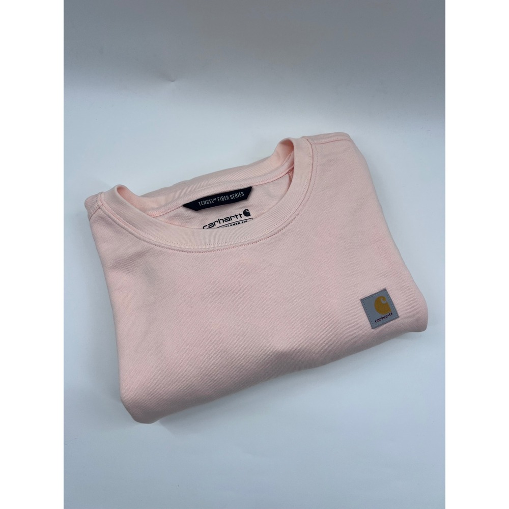 Carhartt Tencel Fiber Series Relaxed Fit Sweatshirt Peach Pink TS6179-W Large